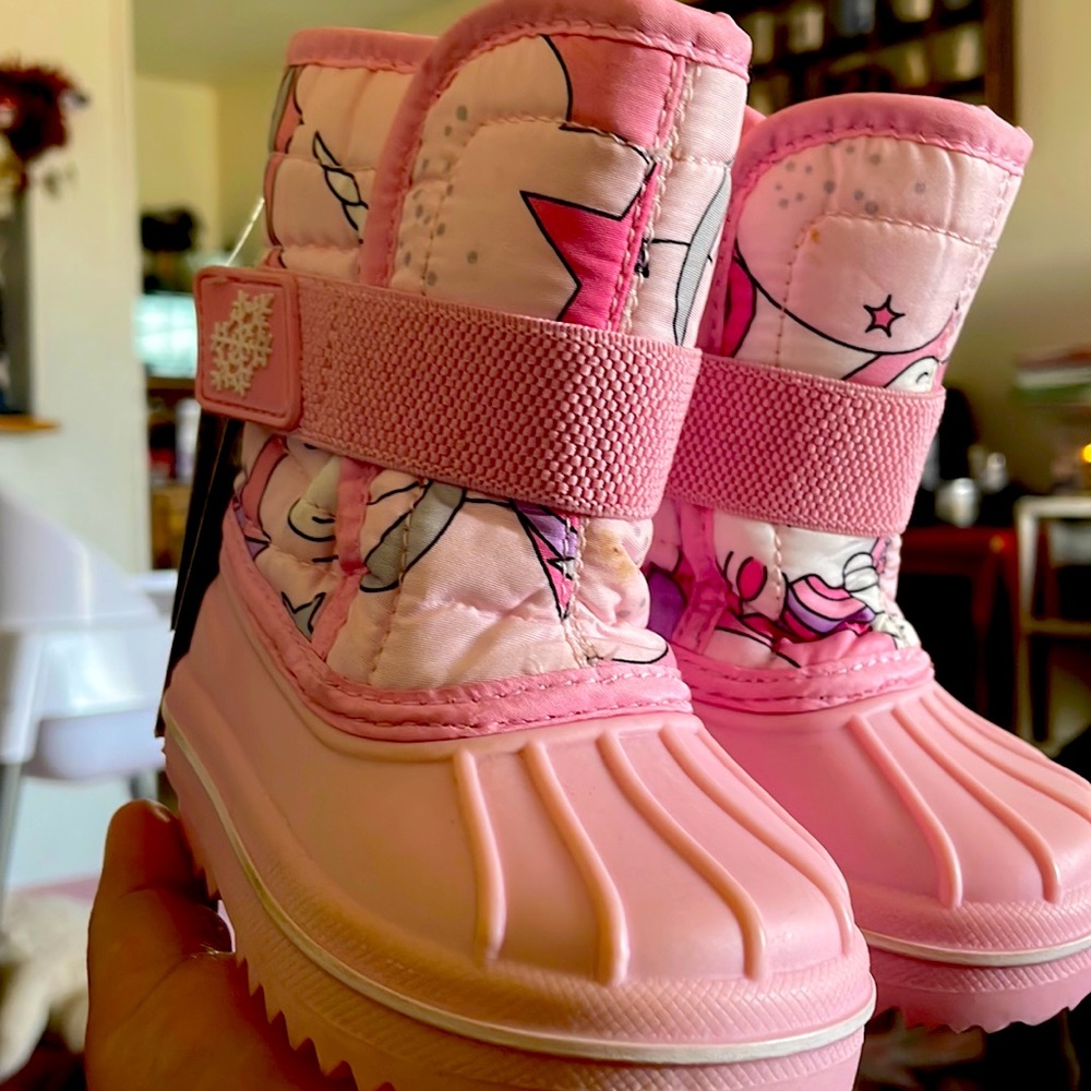 Pink Toddler Snow Boots
